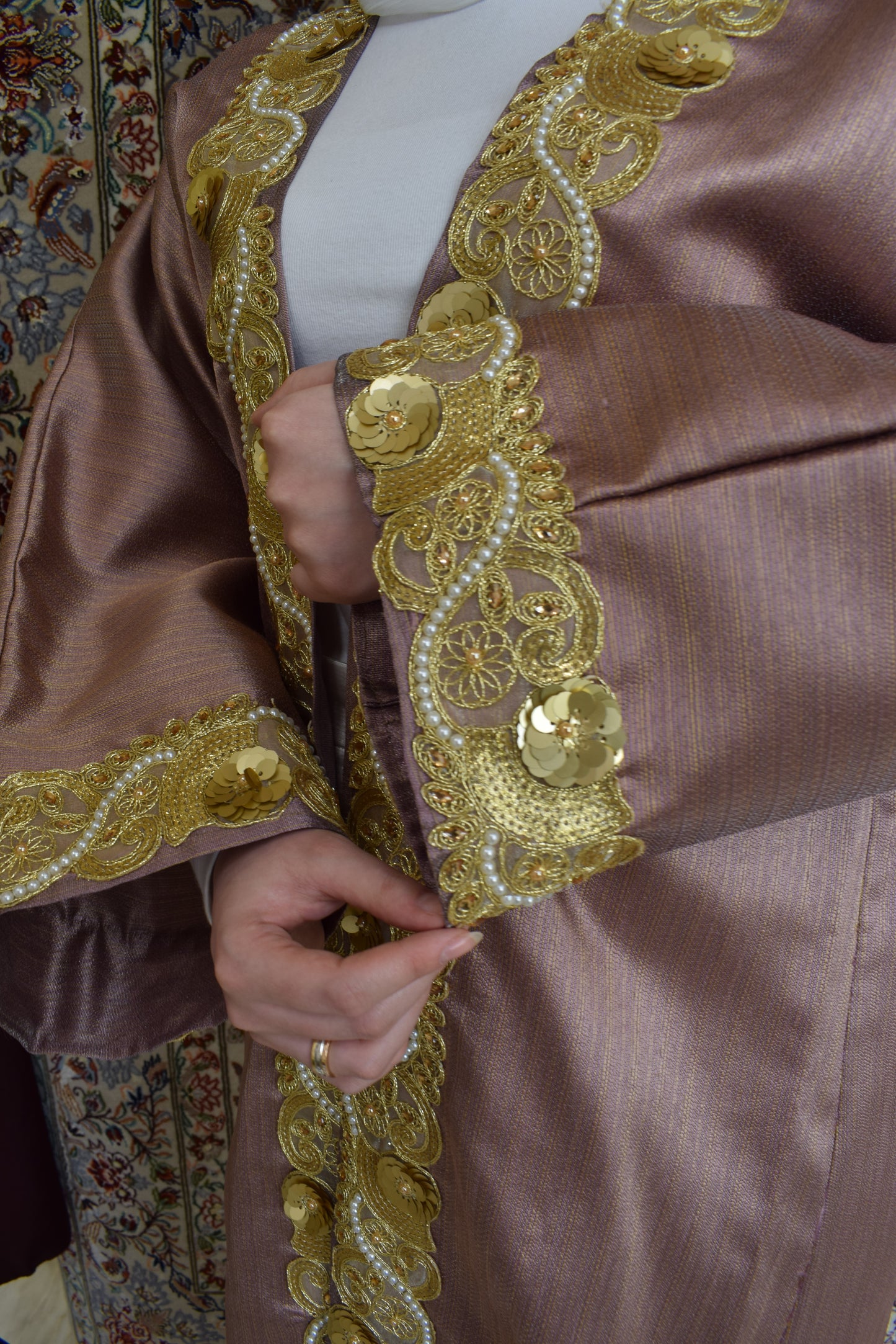 Classic open abaya